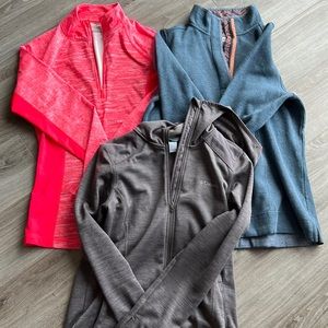 Winter active jackets women’s small / medium Columbia, orvis, tek gear